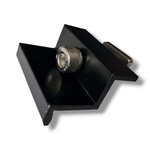 Ändklämma 35mm med Skruv och Insats - Svartlackerad PV-03-25