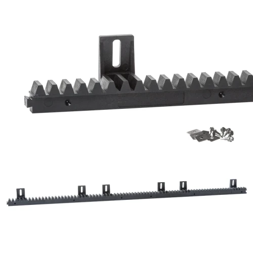 Kuggstång för självbärande skjutgrindar Plast L1000X20 upp till 800 kg 000-204 (1)