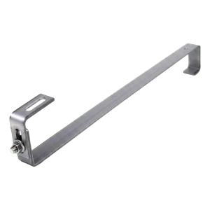 Justerbar S-takkrok 450 mm för montering av PV-paneler – rostfritt stal 1.4016