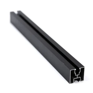 Aluminiumsprofil 195cm 40x40 för sexkantsskruvar Anodiserad