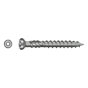 TOBSTEEL Terrassskruv Quadra-Speed ART. 9001 A2 5,0×40 mm TX25