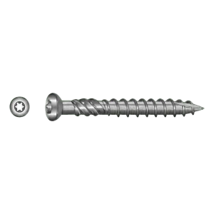 TOBSTEEL Terrasskruv Quadra-Speed ART. 9001 A2 – 5,0 x 50 mm TX25