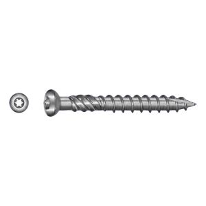 TOBSTEEL terrasskruv Quadra-Speed ART. 9001 rostfritt stål C1 – 5,0 x 50 mm TX25