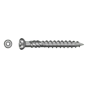 TOBSTEEL terrassskruv Quadra-Speed ART. 9001 rostfritt stål C1 – 5,0 x 60 mm TX25