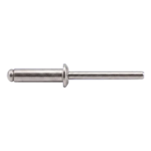 Blindnit i rostfritt stål A2/A2 ISO 15983 5,0×20 mm – platt huvud, öppen – kartong med 250 st.
