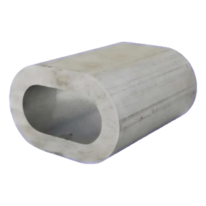 Aluminiumhylsa för stållina 6 mm – pressbar, EN 13411-3