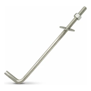 Grundbult L-form (böjd gängbult) M12×350 mm – galvaniserad