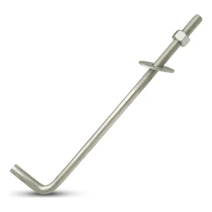 Grundbult L-form (böjd bultförankring) M12×500 mm – förzinkad