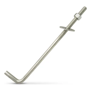 Grundbult L-form (böjd gängbult) M16×300 mm – förzinkad