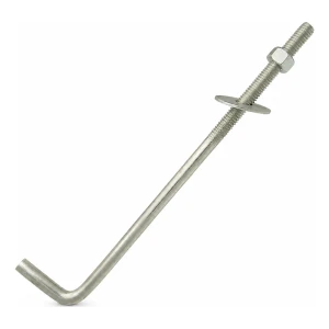 Grundbult L-form (böjd gängad bult) M16×350 mm – galvaniserad