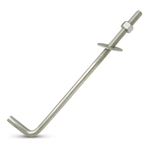 Grundbult L-form (böjd förankringsbult) M16×500 mm – galvaniserad
