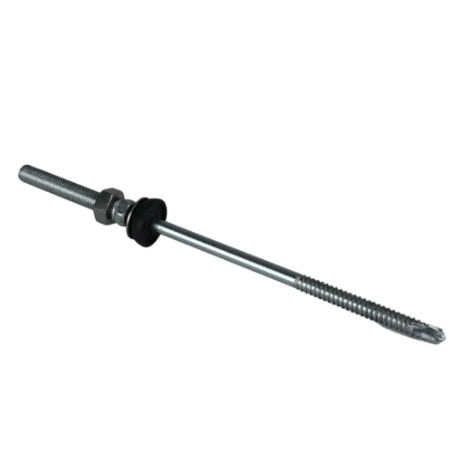 Dubbelgängad Skruv - M10x70 - 225mm - EJOT JT3-SB-3x155 DIN 934 för underkonstruktioner av stål PV-06-05