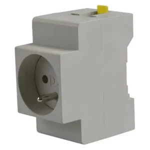 Jordad uttagsbult för TH-skena M.06-16A/250V