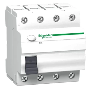 Jordfelsbrytare 4P 25A 30mA typ AC IDK-25-4-30-AC A9Z05425 SCHNEIDER ELECTRIC