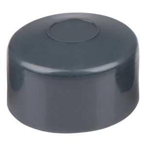 Stolplock för stängselstolpe 1 1/2" (Ø 48,3 mm), antracit