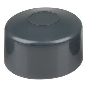 Stolplock för stängselstolpe 1 1/4" (Ø 42,4 mm), antracit (RAL 7016)