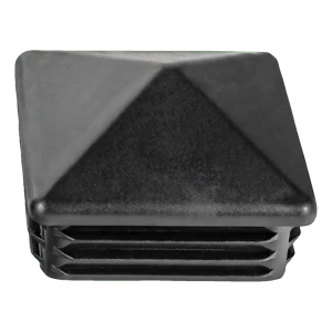 Rörpropp fyrkantig 15×15 mm pyramidformad, svart
