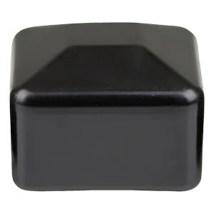 Stolplock för stängselstolpe 15×15 mm, svart