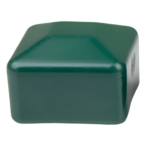 Stolplock för stängselstolpe 18×18 mm, grön
