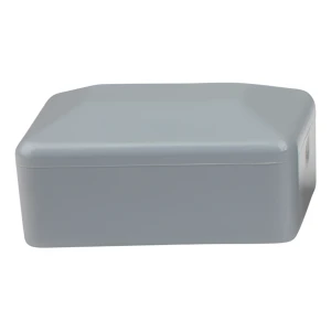 Stolplock för stängselstolpe 18×30 mm, grå