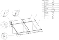 Monteringstriangel, Justerbar - 15-30 Vertikal - 1500x580x1050 PV-09-07 (3)