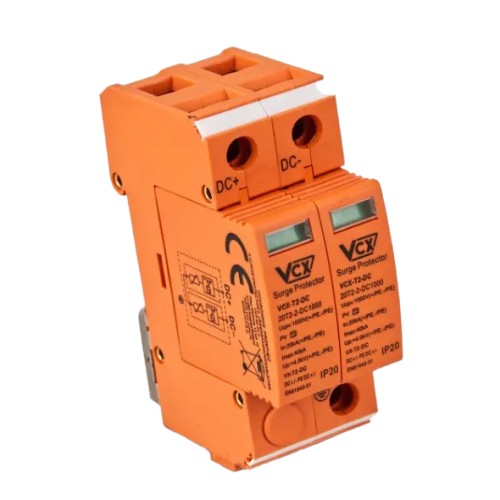 Överspänningsavledare PV DC Typ 2 (C) 1000V 2P 20kA 4,0kV GPV-401-13