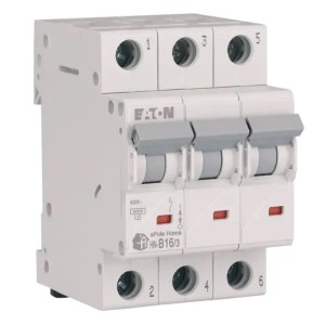 Överströmsskydd B 16A 3-polig 6kA