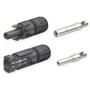 MC4-kontakt set hona och hane 2,5-6 mm² 1000V DC 30A IP67