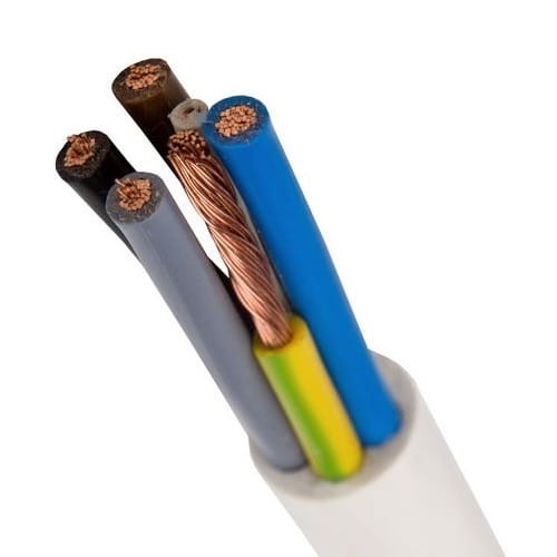 Kabel OWY 5x4 300/500V H05VV-F vit GPV-401-23