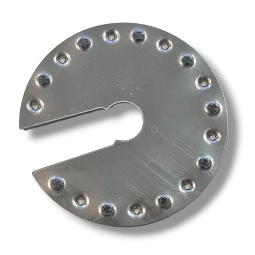 Jordningsbrickor variant IV rund med Ø44mm utskärning PV-20-04