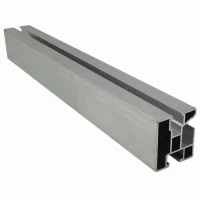 Aluminiumprofilstång 240cm 45x40 med kabelkanal 90509