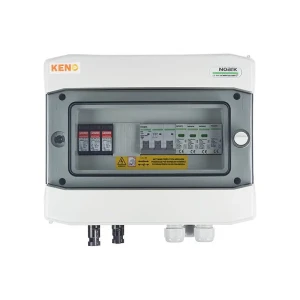 Noark Kopplingslåda DC+AC IP65 med överspänningsskydd typ 1+2 10A 3-fas SH-718