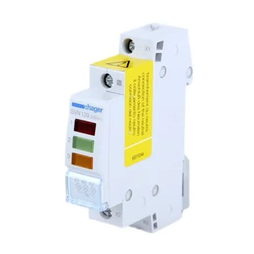 LED-signallampa trippel röd grön och orange SVN129 HAGER GPV-401-58
