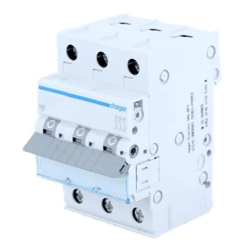 Överströmsbrytare C 25A 3P 6kA MCN325E HAGER GPV-401-59