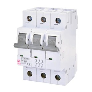 Överspänningsskydd ETI B 16A 3-polig 6kA