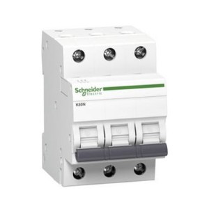 Överströmsbrytare C 20A 3P 6kA K60N-C20-3 Acti9 A9K02320 SCHNEIDER ELECTRIC