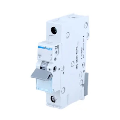 Överströmsbrytare C 20A 1P 6kA MCN120E HAGER GPV-401-86