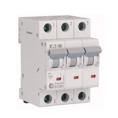 Överströmsbrytare C 20A 3P 6kA HN-C20/3 xPole Home 194892 EATON GPV-401-88