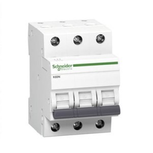 Överströmsbrytare C 25A 3P 6kA K60N-C25-3 Acti9 A9K02325 SCHNEIDER ELECTRIC