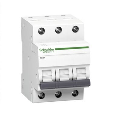 Överströmsbrytare C 25A 3P 6kA K60N-C25-3 Acti9 A9K02325 SCHNEIDER ELECTRIC GPV-401-92