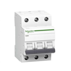 Överströmsbrytare C 16A 3P 6kA K60N-C16-3 Acti9 A9K02316 SCHNEIDER ELECTRIC
