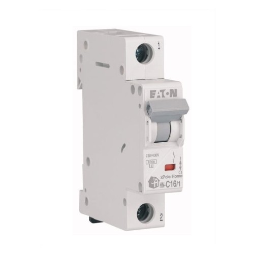 Överströmsbrytare C 16A 1P 6kA HN-C16/1 xPole Home 194831 EATON GPV-401-115