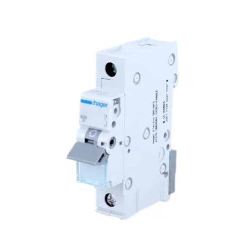 Överströmsbrytare C 10A 1P 6kA MCN110E HAGER GPV-401-116