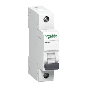 Överströmsbrytare B 6A 1P 6kA K60N-B6-1 Acti9 A9K01106 SCHNEIDER ELECTRIC