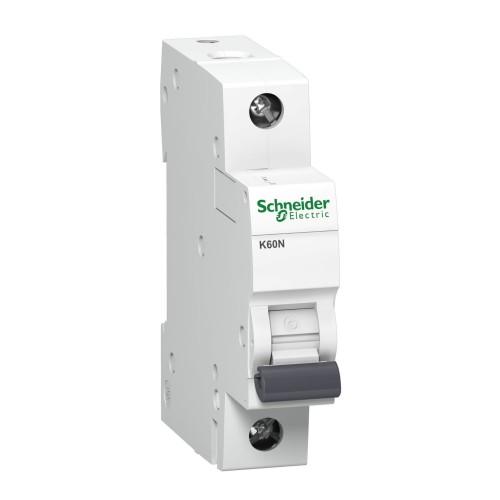 Överströmsbrytare B 6A 1P 6kA K60N-B6-1 Acti9 A9K01106 SCHNEIDER ELECTRIC GPV-401-123