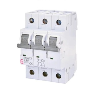 Överströmsbrytare B 25A 3P 6kA ETIMAT6 002115518 ETI