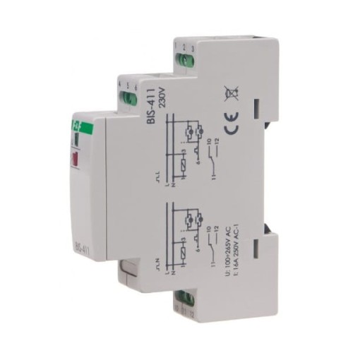 F&F Filipowski Bistabilt relä På/Av för DIN-skena GPV-401-169