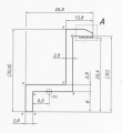 Ändklämma H30 Aluminium 6060 Hål M8 målad PV-03-30 (2)