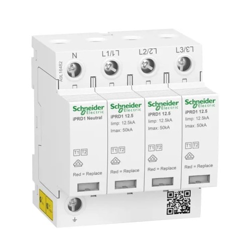 Schneider Electric Överspänningsavledare typ 1+2 (klass B+C) 3P+N 12,5kA 1,5kV GPV-401-176