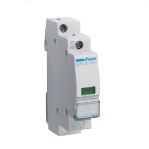 Hager Grön LED signallampa 230V AC